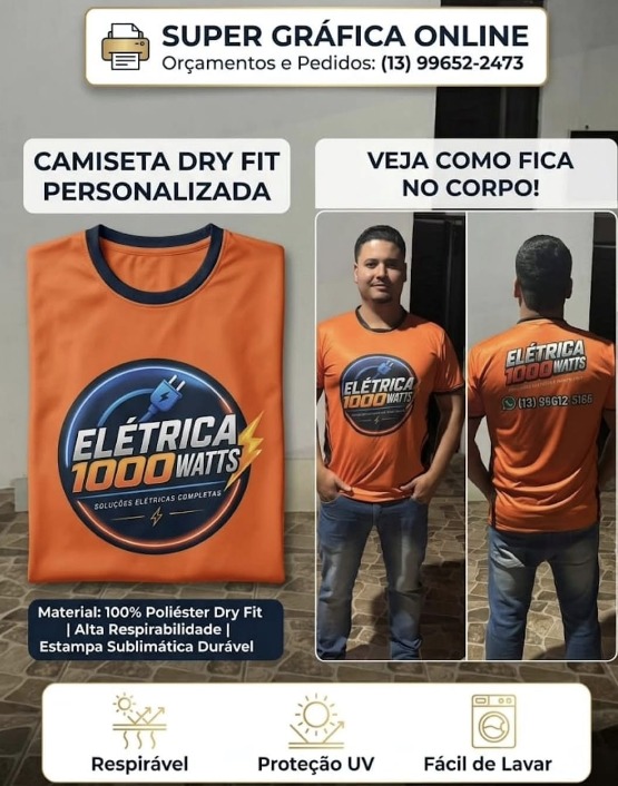 Camiseta dry fit personalizada — Personalizados